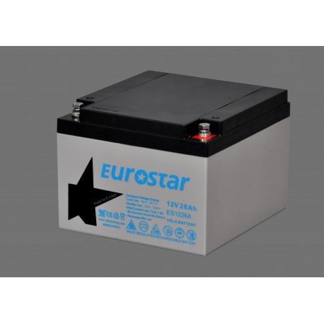 Eurostar 12V 26A Kuru Agm Tip Akü