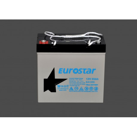 Eurostar 12V 55A Kuru Agm Tip Akü