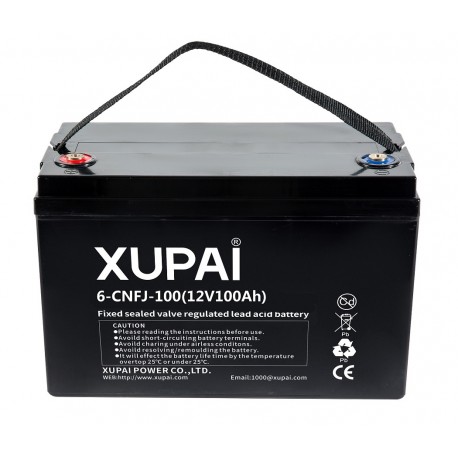 Xupai Jel 12V 100Ah Akü solar Akü